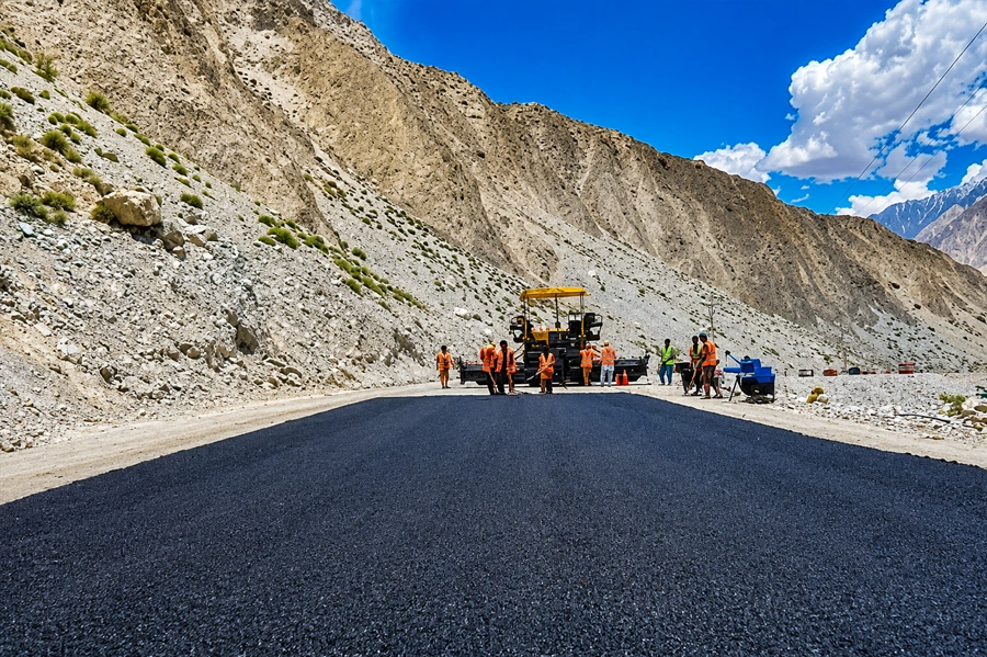 Gilgit-Baltistan bridges and roads - cement supply by Ammad Trading