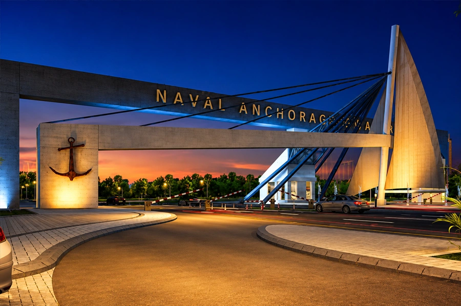 Naval Anchorage bridge - cement supply by Ammad Trading
