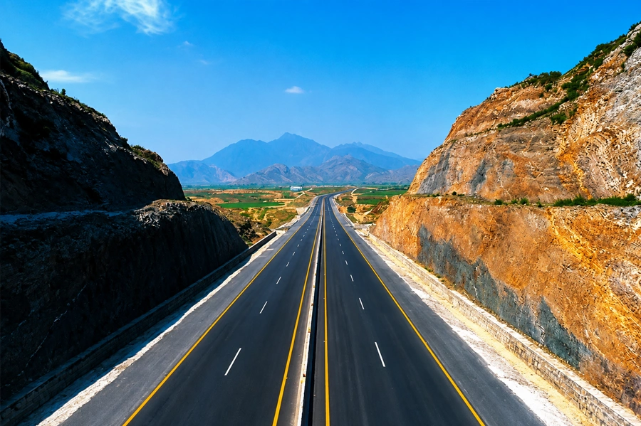 Swat Motorway expressway - cement supply by Ammad Trading